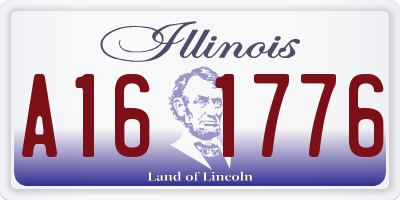IL license plate A161776
