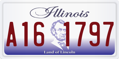 IL license plate A161797
