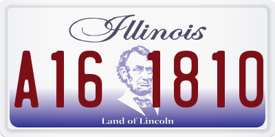 IL license plate A161810