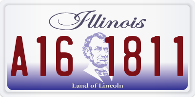 IL license plate A161811
