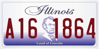 IL license plate A161864
