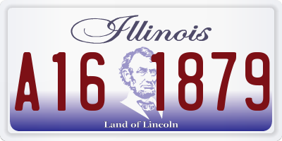 IL license plate A161879