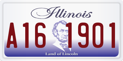 IL license plate A161901