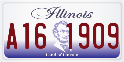 IL license plate A161909