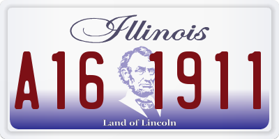 IL license plate A161911