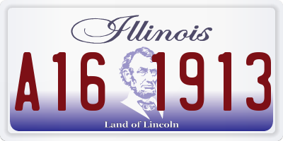 IL license plate A161913