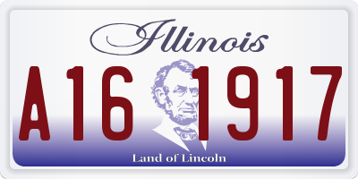 IL license plate A161917