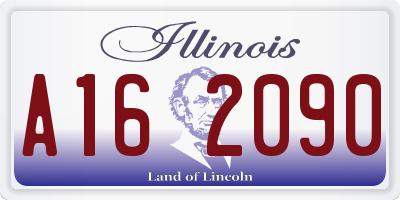IL license plate A162090