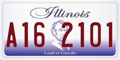 IL license plate A162101