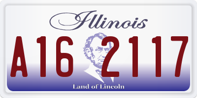 IL license plate A162117