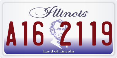 IL license plate A162119