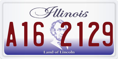 IL license plate A162129