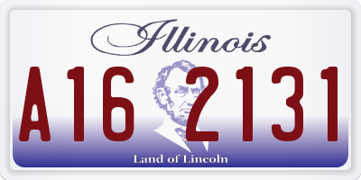 IL license plate A162131