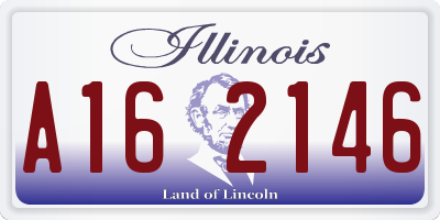 IL license plate A162146