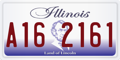 IL license plate A162161