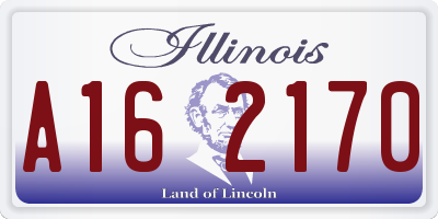 IL license plate A162170