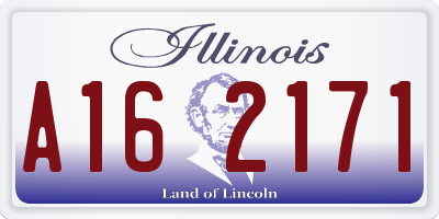 IL license plate A162171