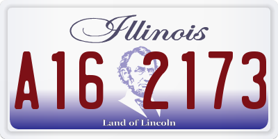 IL license plate A162173