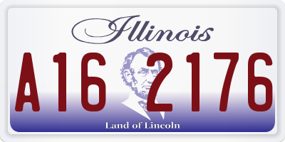 IL license plate A162176