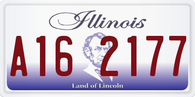 IL license plate A162177