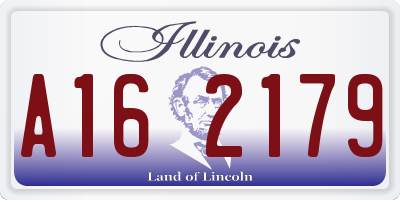 IL license plate A162179