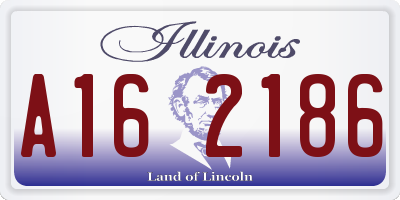 IL license plate A162186