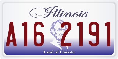 IL license plate A162191