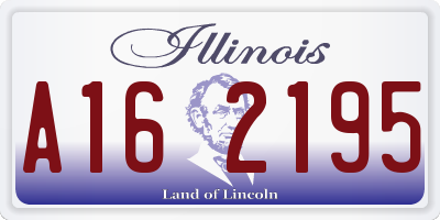 IL license plate A162195