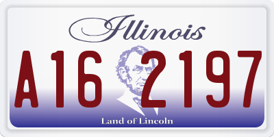 IL license plate A162197