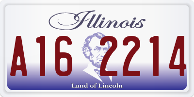 IL license plate A162214