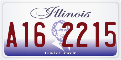 IL license plate A162215