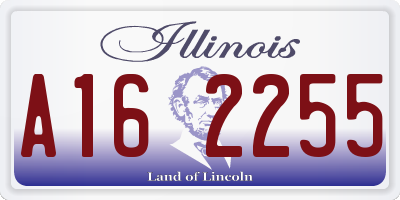 IL license plate A162255