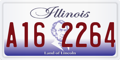 IL license plate A162264