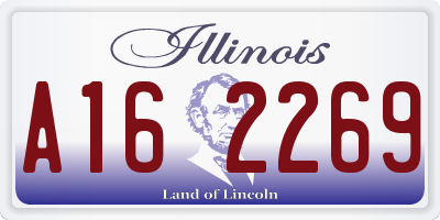 IL license plate A162269