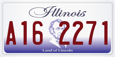 IL license plate A162271