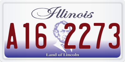 IL license plate A162273