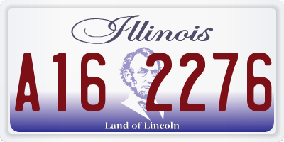 IL license plate A162276
