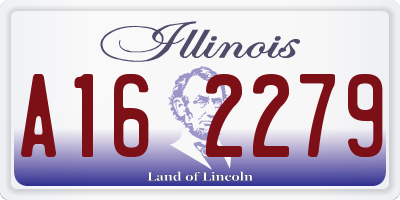 IL license plate A162279