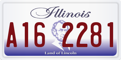 IL license plate A162281