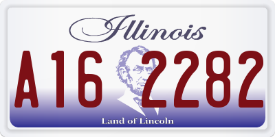 IL license plate A162282