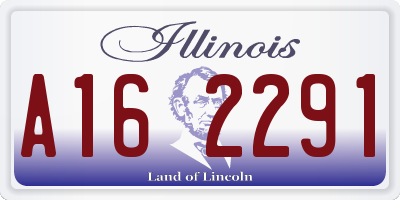 IL license plate A162291