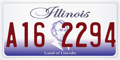 IL license plate A162294