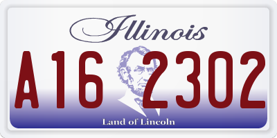 IL license plate A162302