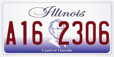 IL license plate A162306