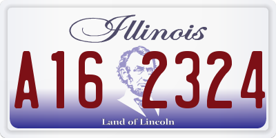 IL license plate A162324