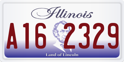IL license plate A162329