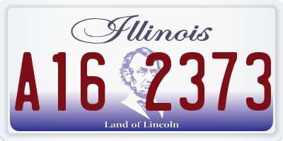 IL license plate A162373