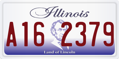 IL license plate A162379