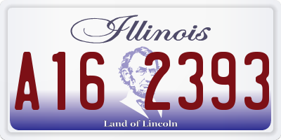 IL license plate A162393
