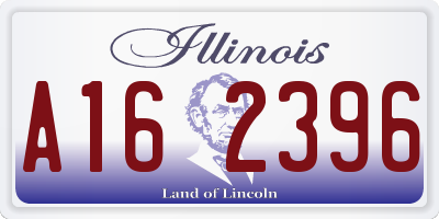 IL license plate A162396